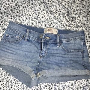 Hollister Low Rise Denim Shorts for sale 🎁